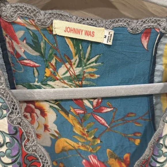 Johnny Was Multicolor Bohemian Blouse - Picture 2 of 6